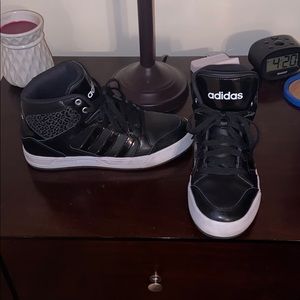 Black and white adidas